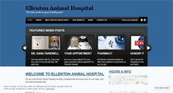 Desktop Screenshot of ellentonanimalhospital.org